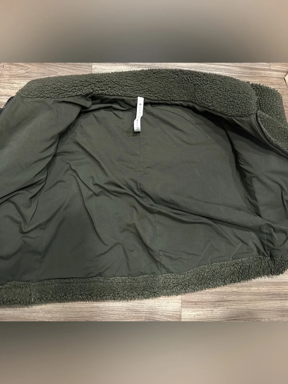 lululemon athletica Olive Sherpa Zip Jacket